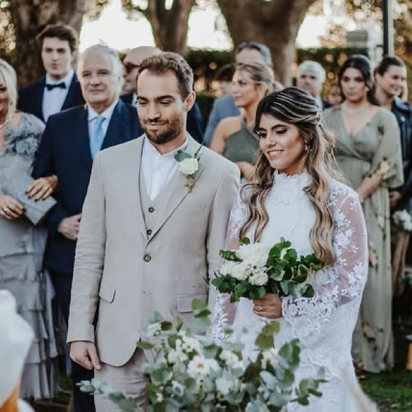 Pareja en ceremonia
