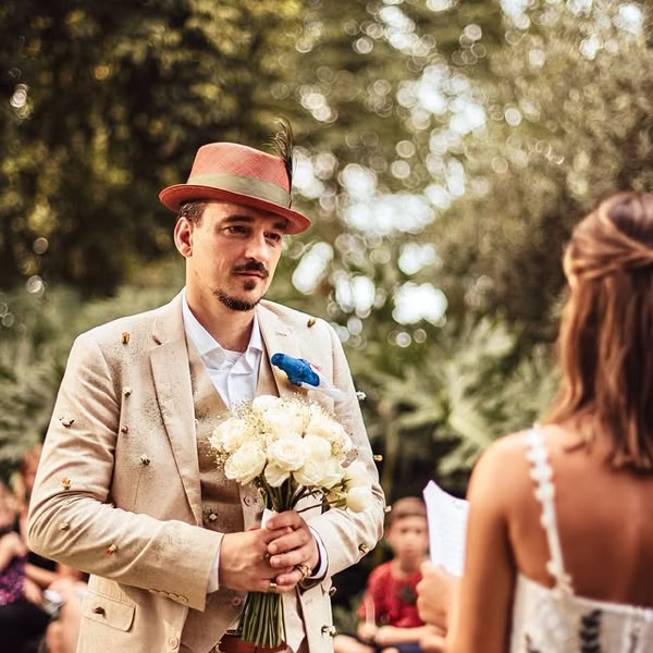Pareja ceremonia