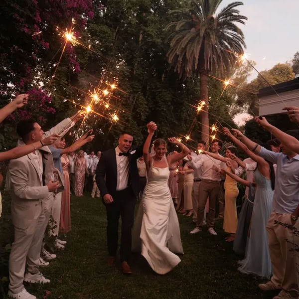 Novios en la Recepción