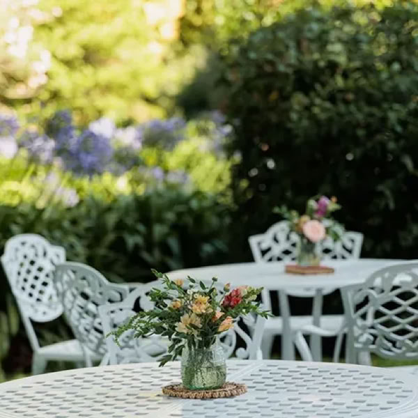 Sillas del jardín