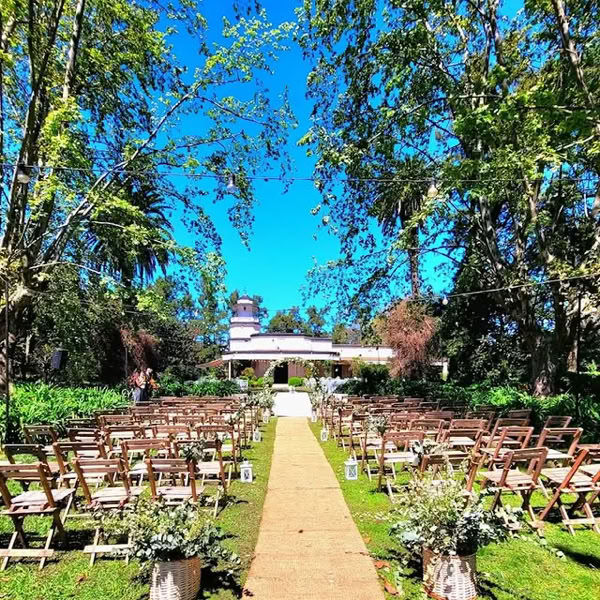 Ceremonia antes que lleguen los invitados